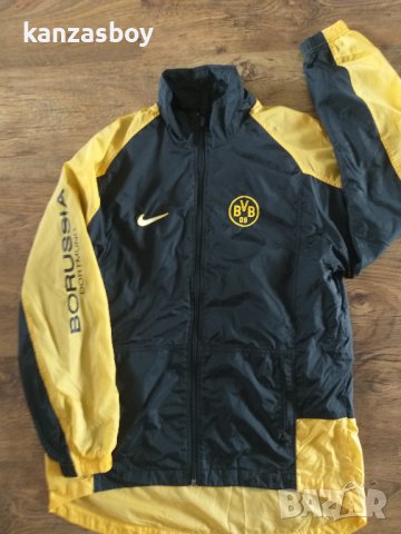 nike vintage borussia dortmund vintage jacket windbreaker - колекционерско ретро горнище, снимка 5 - Спортни дрехи, екипи - 42318664