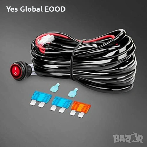 RIGIDON 17" 360W LED бар 8D 12V комплект, снимка 5 - Аксесоари и консумативи - 53615896