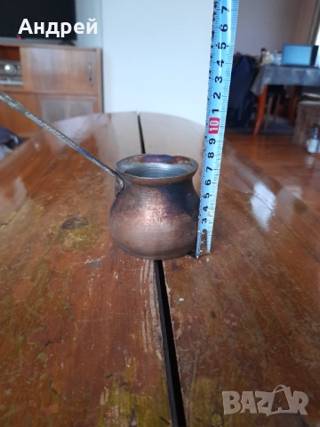 Старо Бакърено Джезве #10, снимка 3 - Други ценни предмети - 52204628