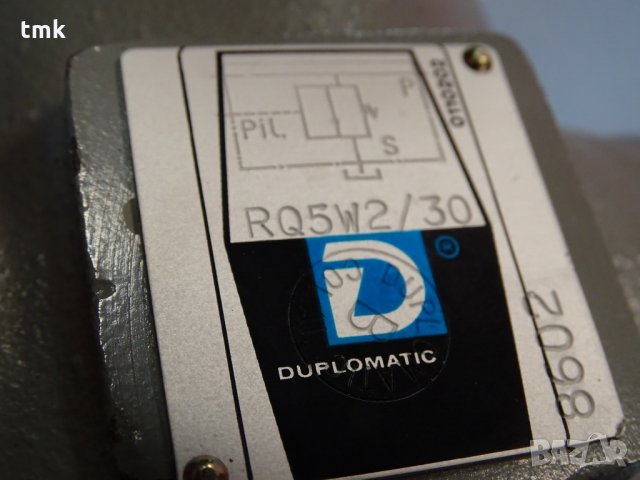 Хидравличен клапан Duplomatic RQ5-W2/G/30, снимка 6 - Резервни части за машини - 34162245