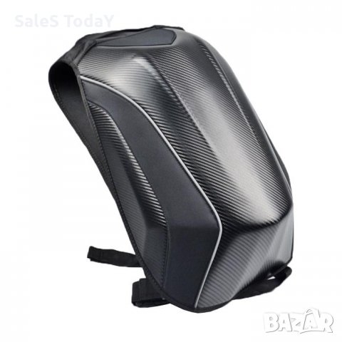 Раница за мотор, Аеродинамична, карбон, водоустойчива, твърд гръб, 56*37*20см., 30л., снимка 4 - Аксесоари и консумативи - 35712826
