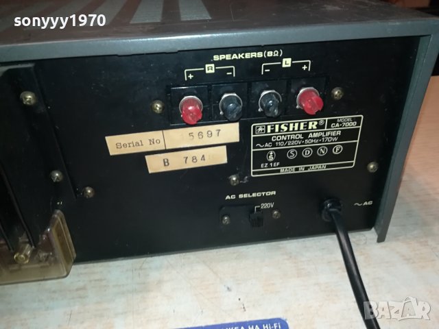 fisher 2106230742, снимка 9 - Ресийвъри, усилватели, смесителни пултове - 41303630