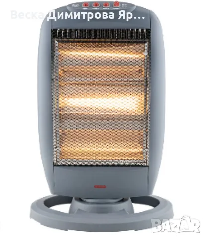 Халогенна печка, 1200W,с осцилация