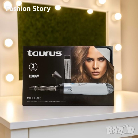 Taurus Model Air 1200W – Сешоар-четка за перфектна прическа у дома