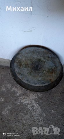 Стара бакърена тава., снимка 1 - Антикварни и старинни предмети - 35917615