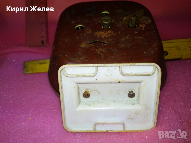 MERA-POLTIK Стар РЯДЪК ПОЛСКИ КОЛЕКЦИОНЕРСКИ МЕХАНИЧЕН БУДИЛНИК МЕРА-ПОЛТИК 26498, снимка 10 - Антикварни и старинни предмети - 44549131