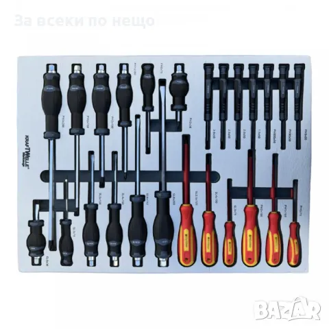 Количка с метален плот със 7 чекмеджета ,6 от които са пълни с инструменти KRAFTWELLE , XXL-05, снимка 8 - Други инструменти - 50328194