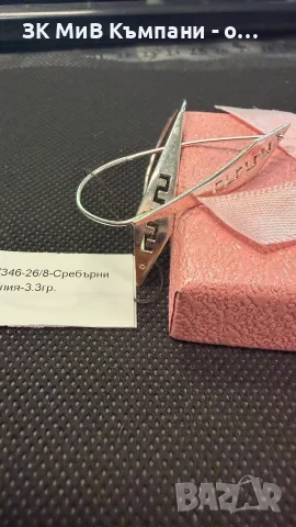 Сребърни обеци-3.3 гр.