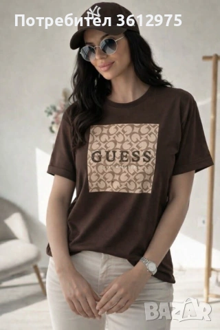 Дамска тениска Guess, снимка 2 - Тениски - 53449291