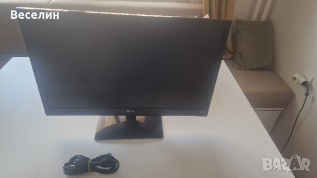 24" Монитор LG Flatron E2441T, 1920x1080, 75Hz като нов , снимка 2 - Монитори - 42568699