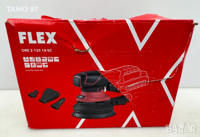 Flex ORE 2-125 18-EC - Нов безчетков ексцентършлайф 18V, снимка 9 - Шлайфмашини - 53115135