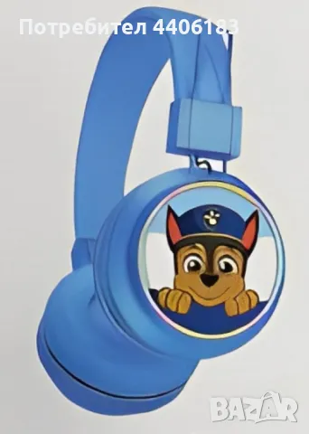 Детски супер удобни безжични Bluetooth слушалки - Пес Патрул - Гаранция 12 месеца , снимка 3 - Bluetooth слушалки - 48462491