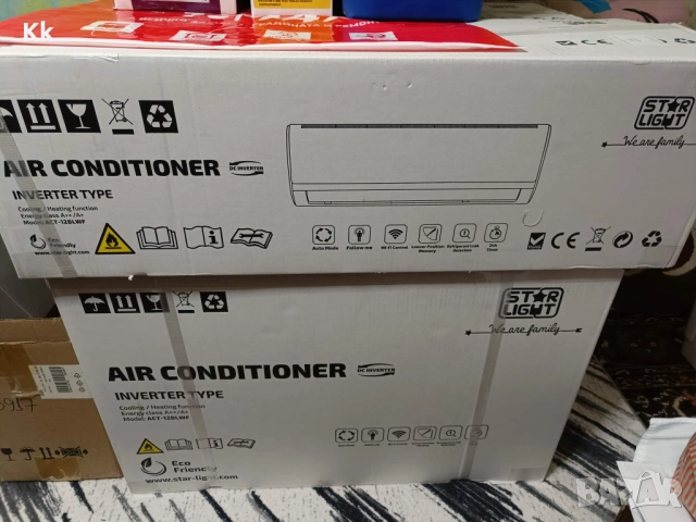 Климатик Star-Light Черен ACT-12BLWF 12000 BTU Wi-Fi, Клас A++