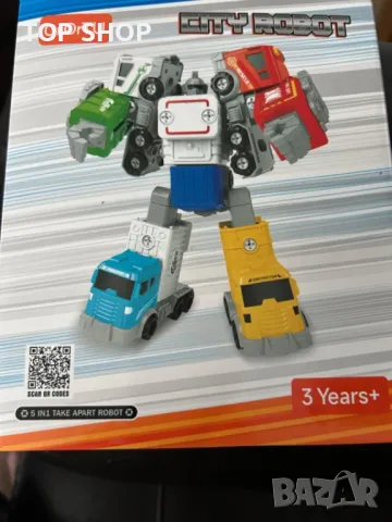 5 в 1 Играчки за трансформиране, коли за деца, снимка 3 - Коли, камиони, мотори, писти - 49866188