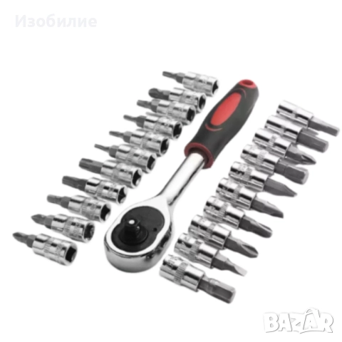 Куфар с инструменти 108 части - Гедоре, снимка 6 - Куфари с инструменти - 52664195