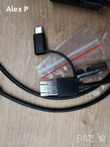 USB Ендоскоп / Инспекционна камера за телефон и компютър (USB, Type-C, Micro-USB), снимка 3 - Камери - 56093961