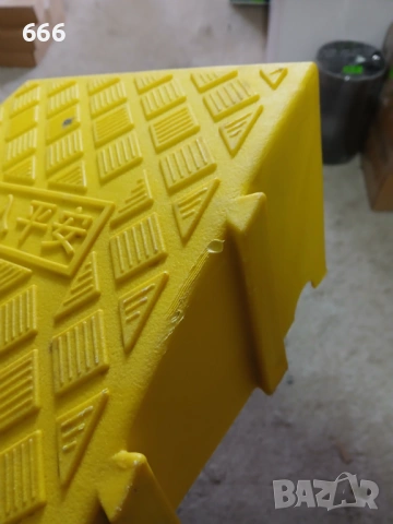 Мобилна рампа Luka, Издръжлива, 2x, 27x25x13см, Жълта, снимка 6 - Аксесоари и консумативи - 53536401