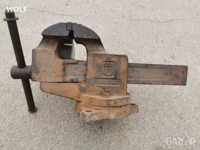 Руско Маркирано 200мм Професионално въртящо менгеме, снимка 3 - Менгемета - 48132466