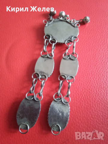 САЧАНЕНА с БЯЛ ИВИЧЕСТ АХАТ ОРИЕНТАЛСКА СТАРИНЕН СТИЛ ОГЪРЛИЦА 5022, снимка 3 - Антикварни и старинни предмети - 29614880