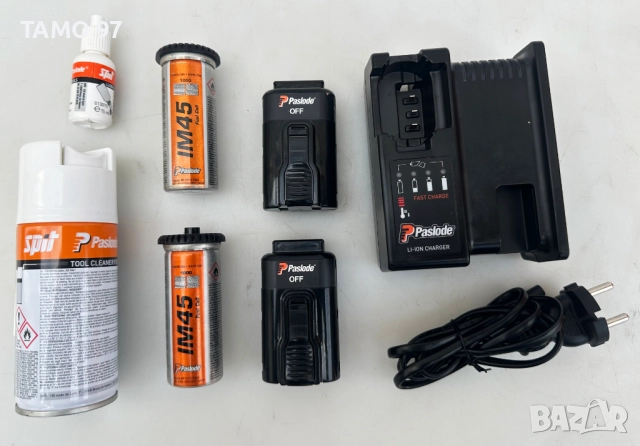 Paslode impulse IM45 CW - Акумулаторен газов такер за пирони, снимка 7 - Други инструменти - 52777764
