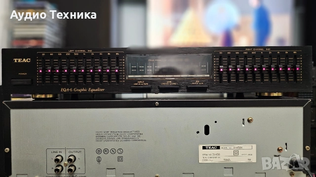 Teac EQA-6 графичен еквалайзер, снимка 3 - Еквалайзери - 53625148