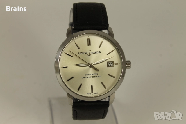 ULYSSE NARDIN 1 Мъжки Стоманен Часовник, снимка 2 - Мъжки - 51711502