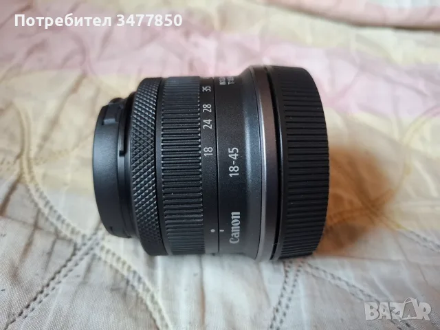  Обектив Canon RF-S 18-45 IS STM, снимка 2 - Обективи и филтри - 56014904