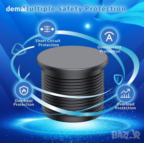 Гнездо за бюро с 1 щепсел UK, 1 USB A порт, 1 USB C - черно, снимка 7 - Други стоки за дома - 42256341