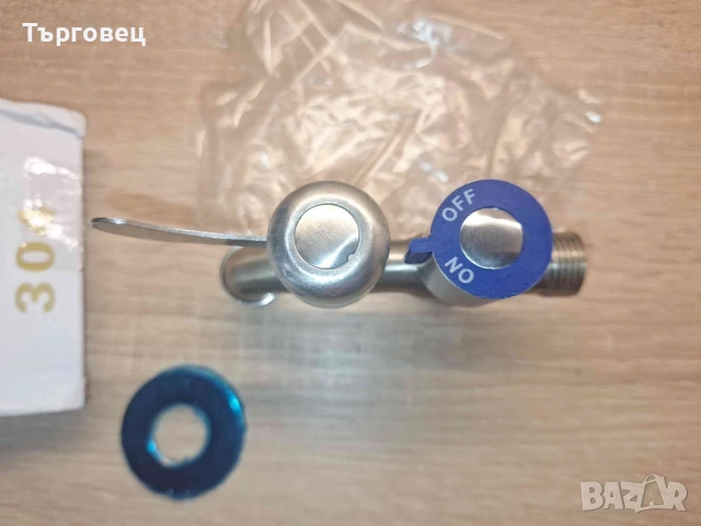 Нов двоен градински кран 1/2 ,външен метален многофункционален , снимка 3 - Напояване - 44489567