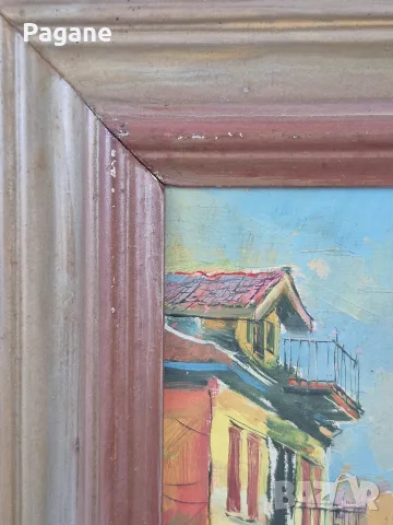 Пейзаж масло - Старият град , снимка 8 - Картини - 56140683