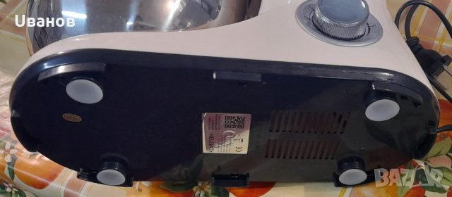 Планетарен миксер с 5 литра купа от неръждаема стомана, 6 степени, снимка 7 - Кухненски роботи - 35713275