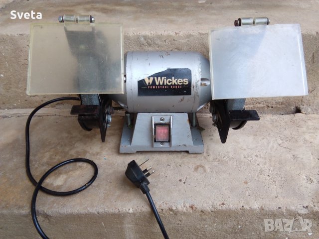  Шмиргел шлифовъчна машина WICKES, внос от Англия, снимка 2 - Други инструменти - 34440448
