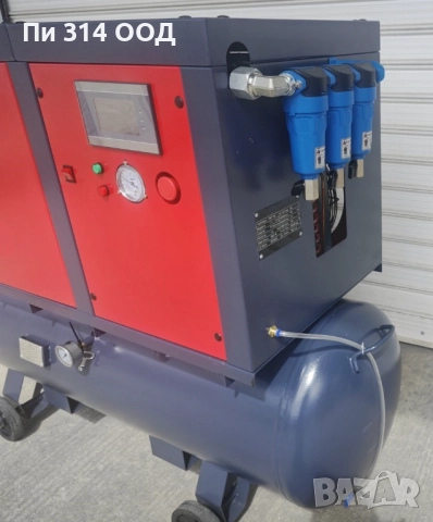 Винтов компресор с променлива честота и изсушител, снимка 4 - Компресори - 51678364