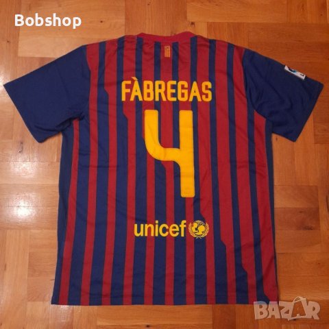 Барселона - Barcelona - Nike - Fabregas №4 сезон 2011/2012, снимка 10 - Футбол - 40512579