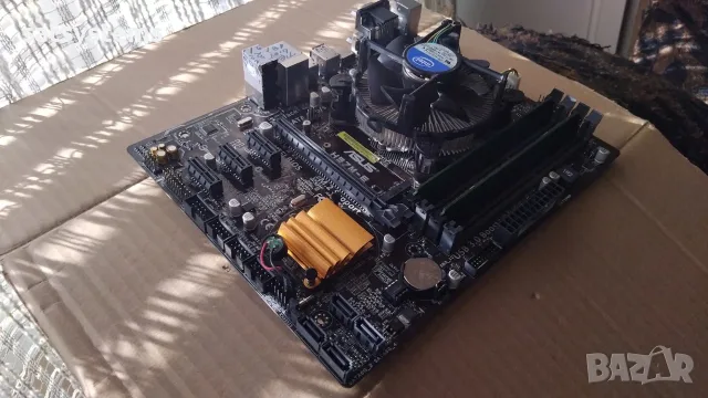 Дънна платка Asus H97M-E Socket LGA1150 CPU+FAN, снимка 5 - Дънни платки - 56169261