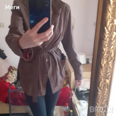 дамско яке от много приятна материа.Подходящо за есен, зима, пролет, снимка 3 - Якета - 52806081