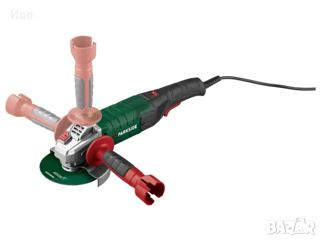 Ъглошлайф Parkside 125 мм., 1200W, Неразопакован, регулируеми обороти, снимка 2 - Други инструменти - 53564434