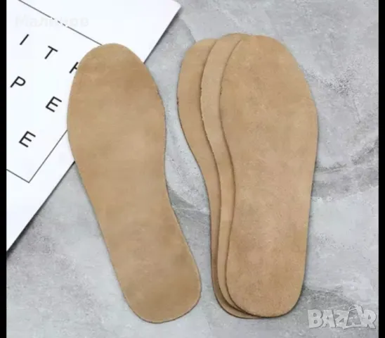 Двулицеви кожени стелки за обувки, естествена телешка кожа, до номер 46, 29см не се вмирисват!, снимка 9 - Други - 48811318