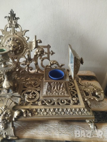 Викторианска мастилница-уникат, снимка 5 - Други ценни предмети - 50970023