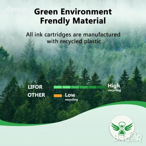 LIFOR PG-560 XL 560XL черни касети с мастило, за Canon (2 черни), снимка 6 - Консумативи за принтери - 47279472