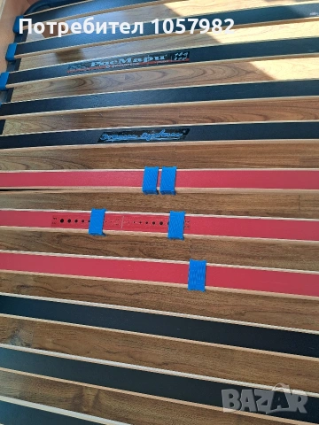 Дървено легло с ортопедична подматрачна рамка - 120/200, снимка 2 - Спални и легла - 53473451