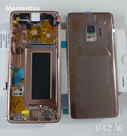 Дисплей + Капак батерия за Samsung Galaxy S9 / оригинал с рамка SERVICE PACK