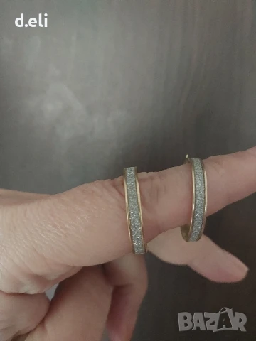 Златни обеци 9 кр., снимка 3 - Обеци - 51275654