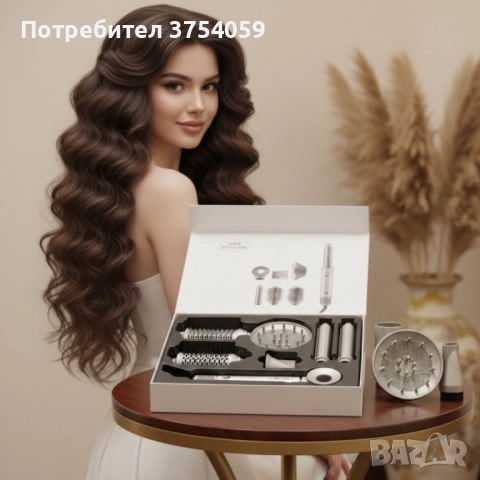 Мултифункционален сешоар и стилизатор за коса S&R Styling SD-988 – професионален резултат у дома, снимка 3 - Сешоари - 52353707