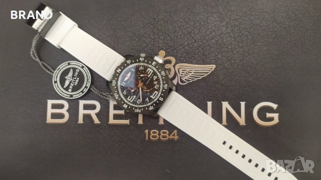 BREITLING ENDURANCE PRO 44мм кварцов с действащ хронограф клас 5А+, снимка 8 - Мъжки - 34125872