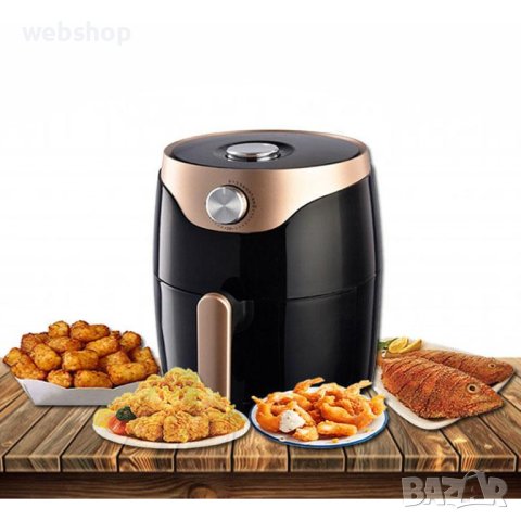 УРЕД ЗА ГОТВЕНЕ С ГОРЕЩ ВЪЗДУХ ROHS , ФРИТЮРНИК 5.5 ЛИТРА, 1400 W, снимка 1