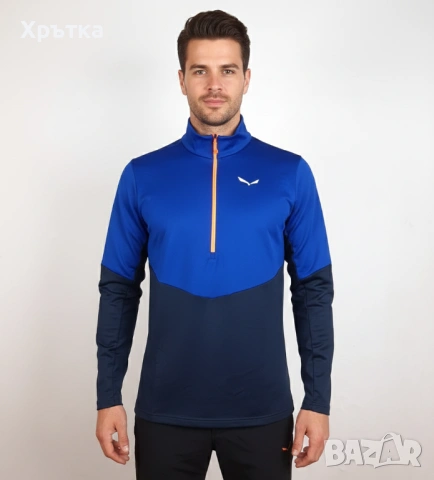 Salewa Puez - Оригинална мъжка блуза с цип размер M