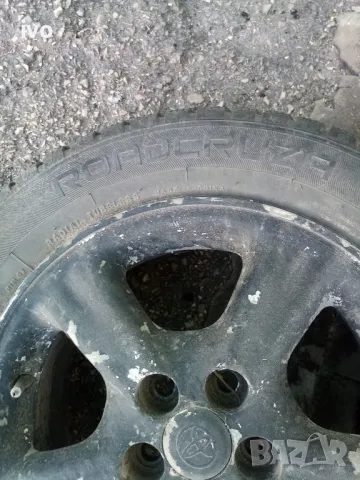 4 броя алуминиеви джанти с гуми 15-5х100 toyota с хубави зимни гуми, снимка 7 - Гуми и джанти - 47702164