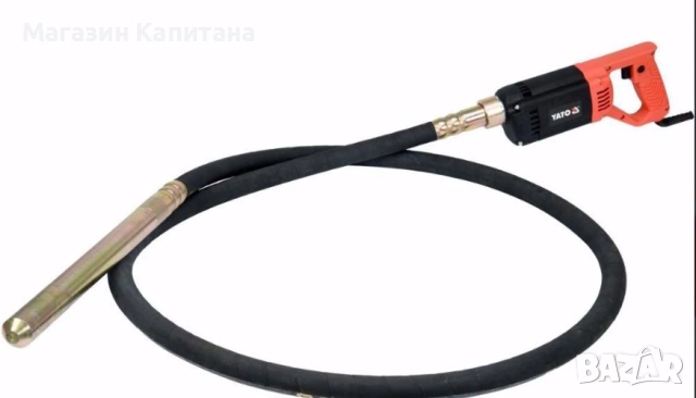 Вибратор за бетон ръчен 1200 W. с 3м. жило и игла.