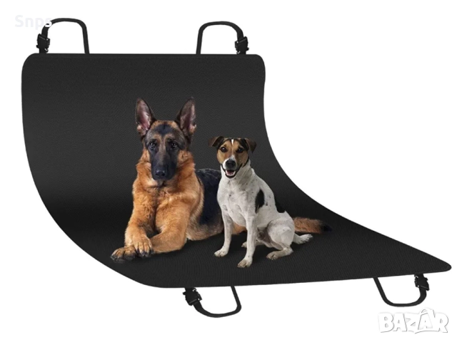 Покривало за кола за домашни любимци 144х144 см, водоустойчиво Черно, снимка 3 - Аксесоари и консумативи - 51892776